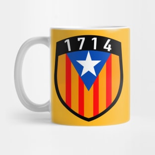 Catalunya 1714 estelada blava flag Mug